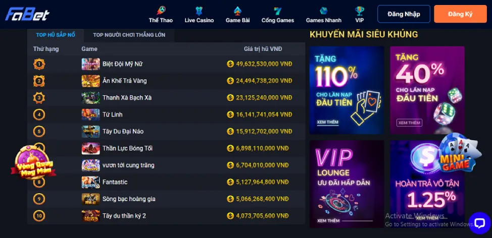 Giao diện game bắn cá tại Uwin nhà cái